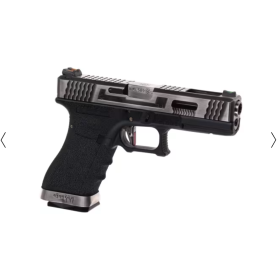 WE - Série G17 SILVER Custom Version GBB