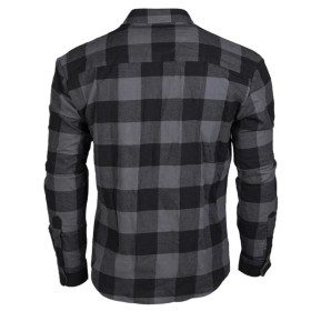 MIL-TEC - CHEMISE BUCHERON NOIR/GRIS - AS-DF