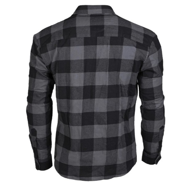 MIL-TEC - CHEMISE BUCHERON NOIR/GRIS - AS-DF