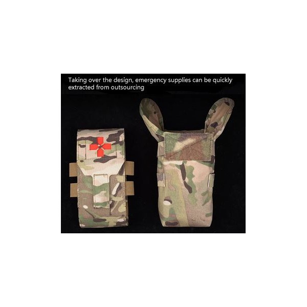 TACTICAL OPS - POCHE MOLLE VERTICAL NOIR - AS-DF