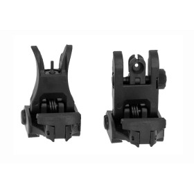 BO - Visée Flip-Up 71L Airsoft – Avant Arrière Rail Picatinny