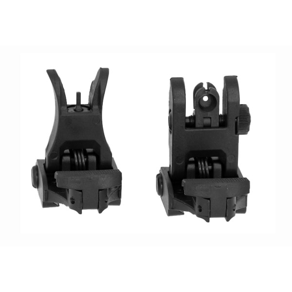 BO - Visée Flip-Up 71L Airsoft – Avant Arrière Rail Picatinny