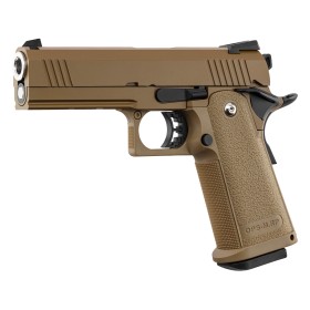 GOLDEN EAGLE - Réplique GBB Hi-Capa Tan Golden Eagle