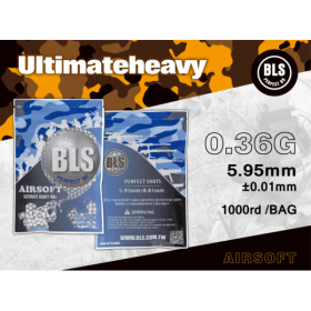 BLS - BILLE AIRSOFT 0.36GR BIODEGRADABLE 1000pcs BLS - 1