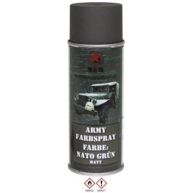 MFH - BOMBE DE PEINTURE ARMEE, OTAN VERT, MAT, 400 ml MFH - Max Fuchs - 1