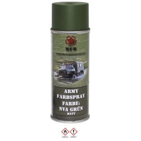 MFH - BOMBE DE PEINTURE ARMEE, NVA VERT, MAT, 400 ml MFH - Max Fuchs - 1