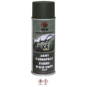 MFH - BOMBE DE PEINTURE ARMEE, FORET VERT, MAT, 400 ml MFH - Max Fuchs - 1