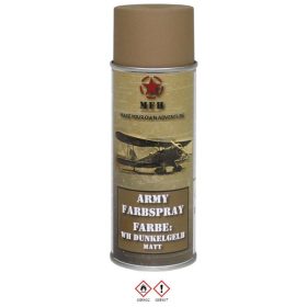 MFH - BOMBE DE PEINTURE ARMEE, WH JAUNE FONCE, MAT, 400 ml MFH - Max Fuchs - 1