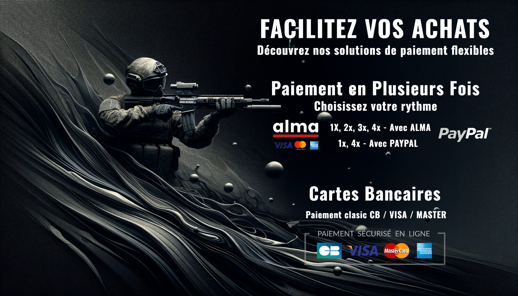 PAIMENT AIRSOFT DIRECT FACTORY SLYDE